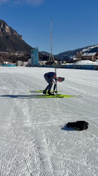 Коростелёв провёл тренировку на олимпийской трассе