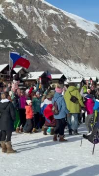 Атмосфера на соревнованиях по сноуборду на Олимпиаде