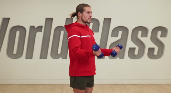 Тренировка на всё тело с гантелями