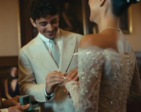 Шарль Леклер и его невеста Александра Сен-Млё расписались