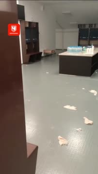 «Краснодар» оставил после себя хаос в раздевалке на стадионе ЦСКА