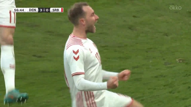 Гол Эриксена помог Дании разгромить Сербию в товарищеском матче