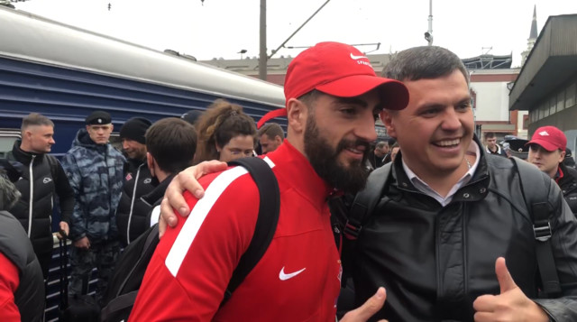 Как «Спартак» отправился на выезд в Ростов на поезде