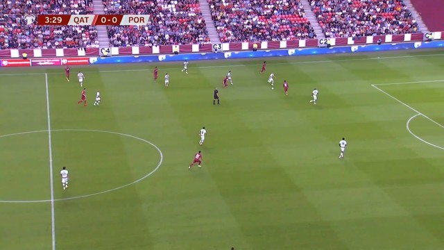 Португалия победила Катар, заканчивавший матч вдевятером