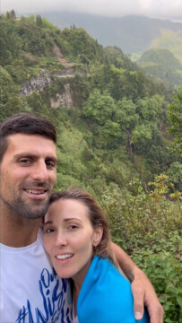 Джокович с женой провёл время в Португалии