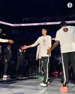 Представление Егора Дёмина в стартовой пятёрке «Бруклина»