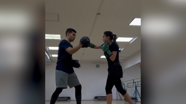 Загитова провела боксёрскую тренировку
