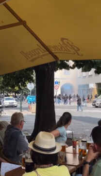 Хулиганы «Фиорентины» атаковали фанатов «Вест Хэма» в Праге