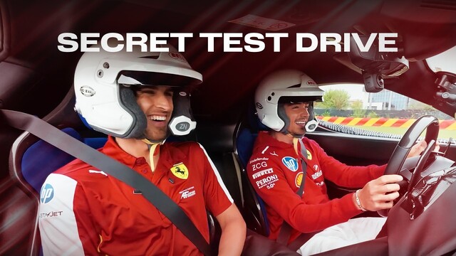 Леклер и Джовинацци протестировали новый суперкар Ferrari 849 Testarossa