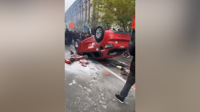 Беспорядки в Брюсселе после победы Марокко над Бельгией