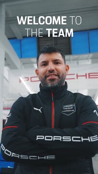 «Порше» поприветствовал Серхио Агуэро в команде Формулы-Е