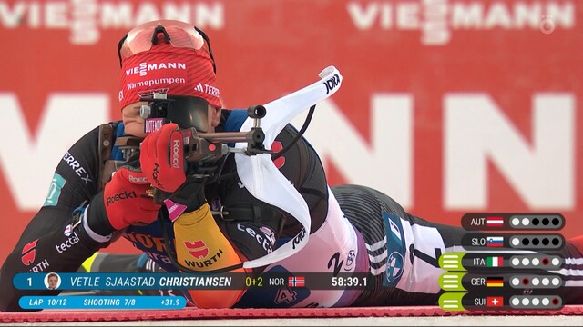Сборная Норвегии уверенно выиграла эстафету на пятом этапе КМ