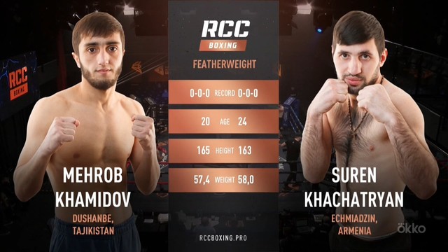 RCC Boxing. Мехроб Хамидов vs Сурен Хачатарян