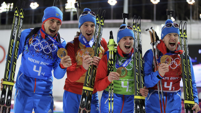 Самые яркие победы российских биатлонистов на Олимпиадах