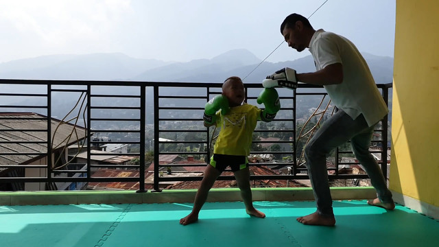 Пятилетний кикбоксер мечтает стать чемпионом мира