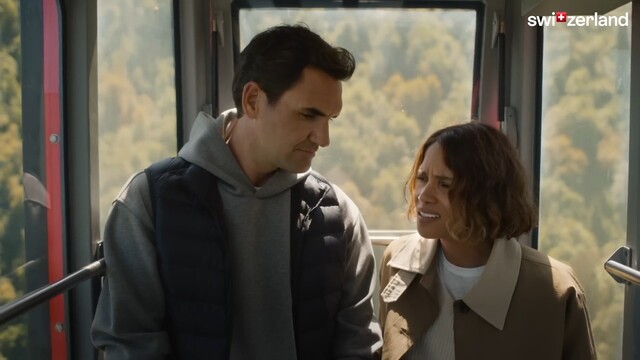 Роджер Федерер и Хэлли Берри снялись в ролике об осеннем туризме в Швейцарии