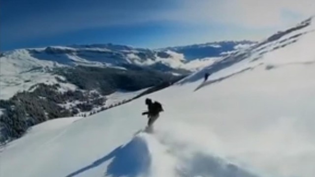 Сноубординг в Лаксе, Швейцария