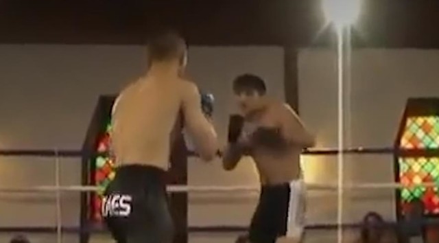 Первый бой Хабиба в MMA