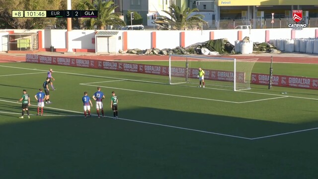 Полузащитник из Гибралтара встал в ворота и отбил пенальти