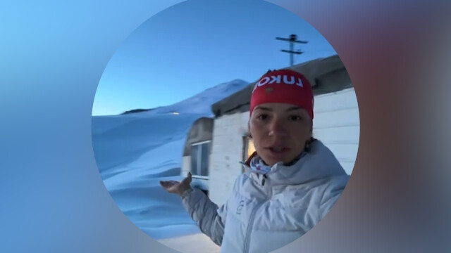 Восхождение Прохоровой на Эльбрус на беговых лыжах