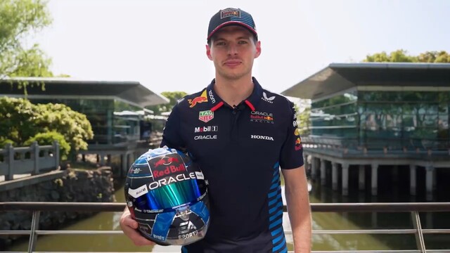 Макс Ферстаппен показал особый шлем на Гран-при Майами