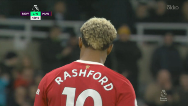 Рашфорд («Манчестер Юнайтед») опасно пробил из-за штрафной