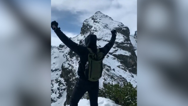 Чемпион UFC Ян Блахович показал видео на вершине горы