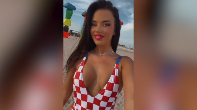 Скандальное видео хорватской модели на ЧМ в Катаре