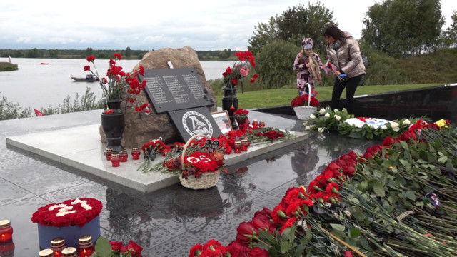 Церемония, посвящённая памяти погибшей команды «Локомотив»