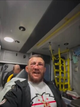 Двалишвили после поражения от Яна едет в больницу со Стерлингом