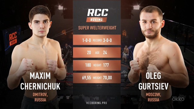RCC Boxing. Максим Черничук vs Олег Гурциев