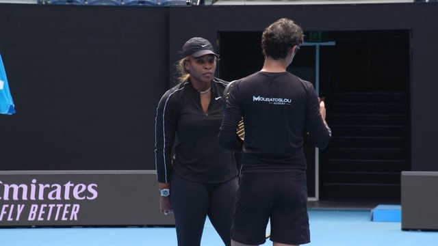 Серена Уильямс готовится к Australian Open