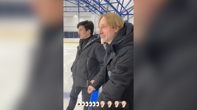 Плющенко тренирует Косторную
