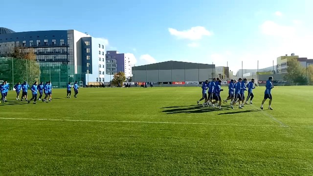 Сборная России приступила к тренировке после товарищеского матча