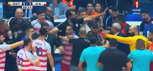 Финал Кубка Туниса по гандболу закончился массовой дракой