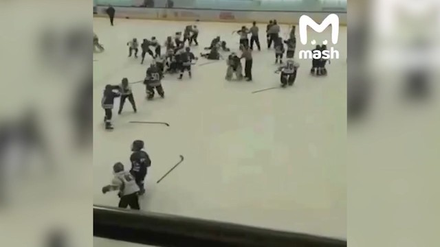 11-летние хоккеисты устроили драку на турнире в Тольятти