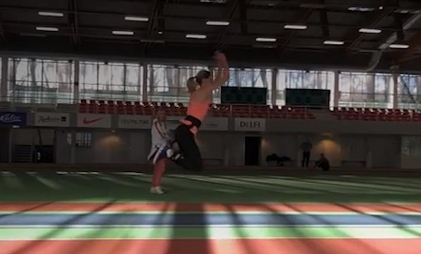 Как тренируется украинская прыгунья в высоту Ярослава Могучих