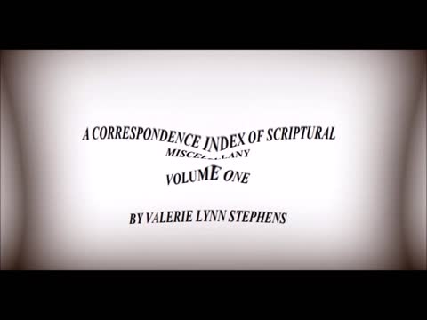 A Supplemental Index of Scriptural Miscellany-Part 5.mp4